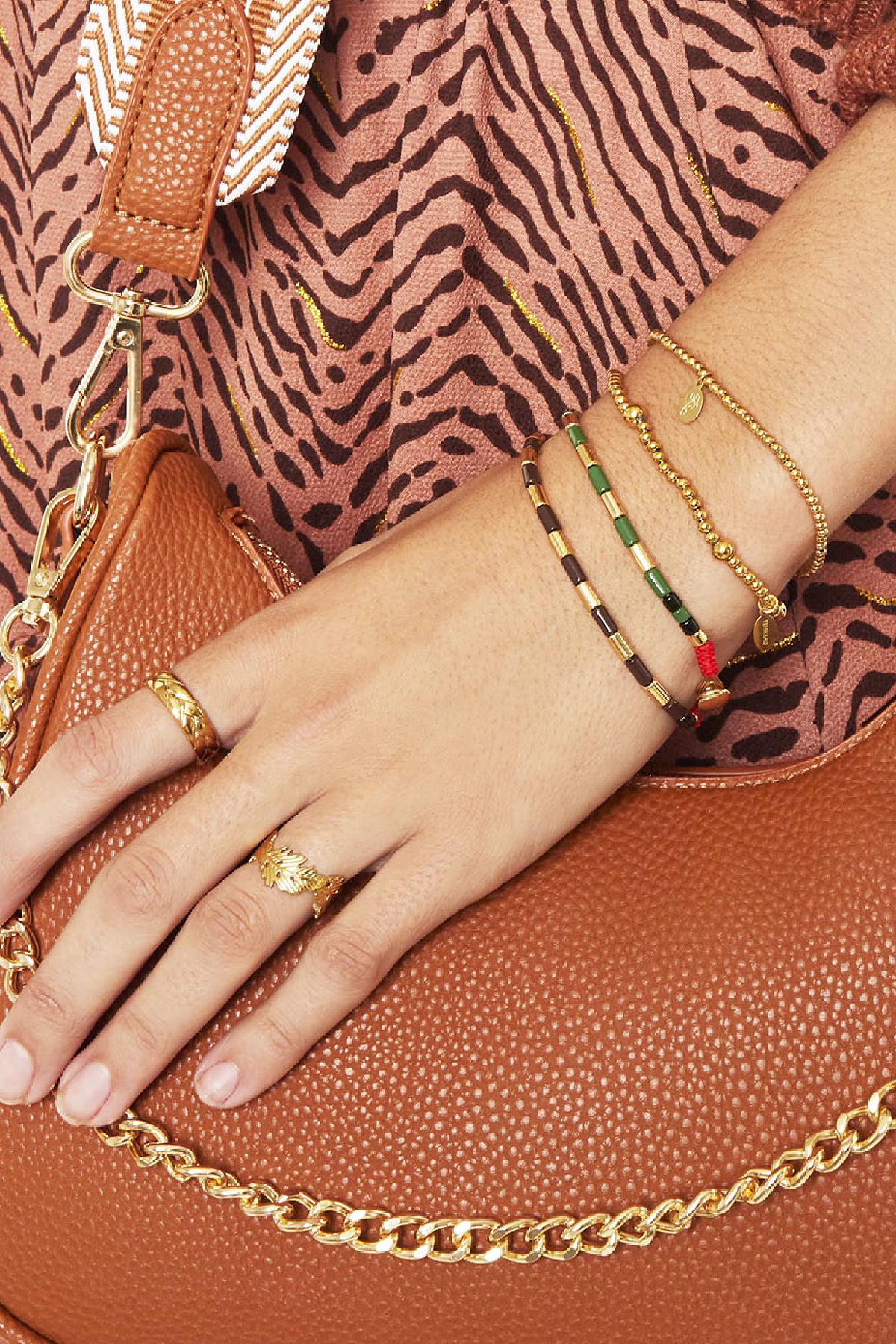 Armband Small Beads Zilver Stainless Steel-2.5MM