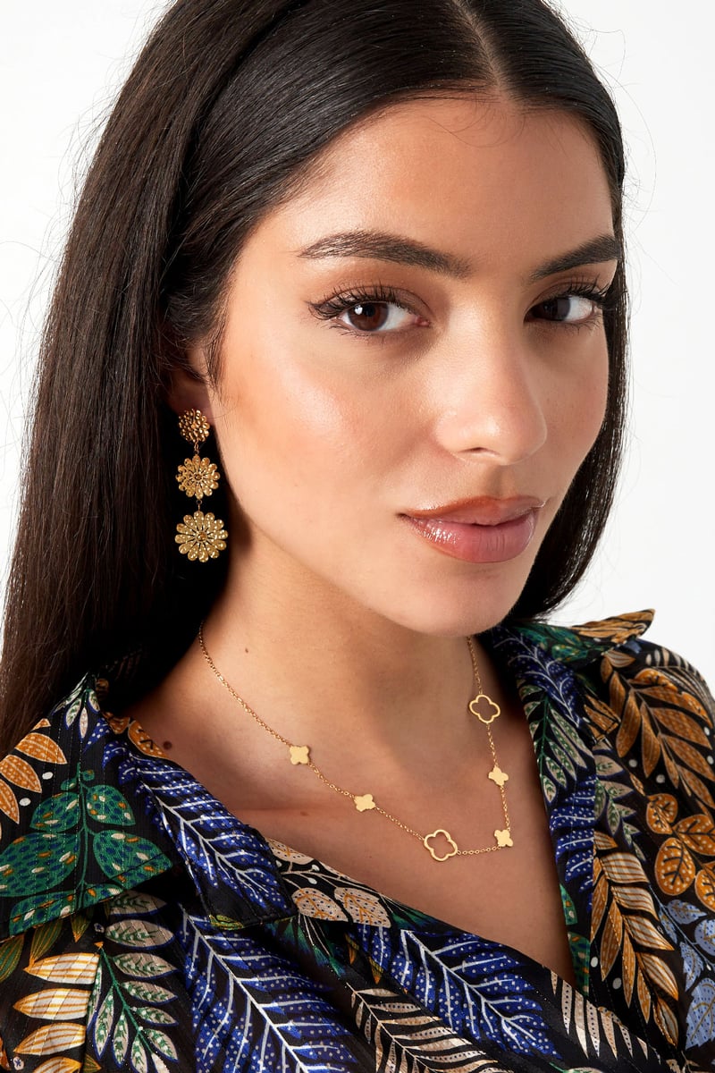 ketting verschillende klavertjes