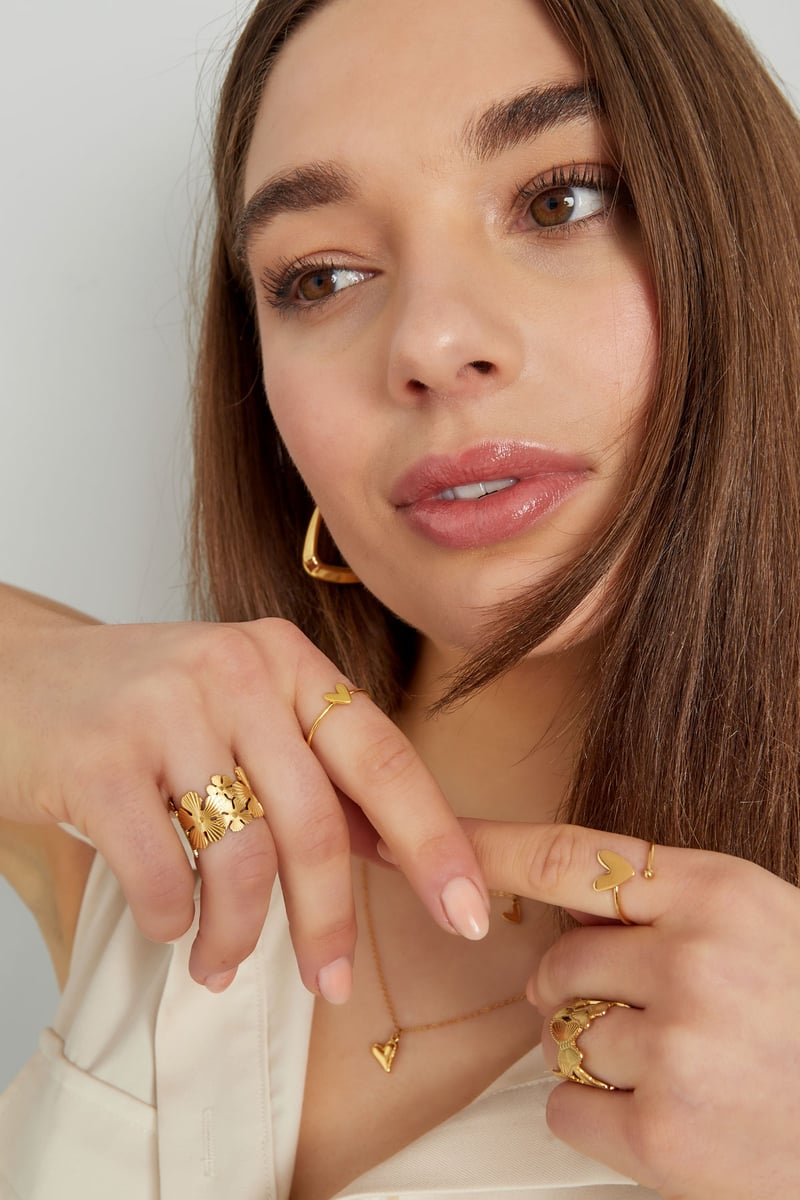 Ring simpele liefde - Goud