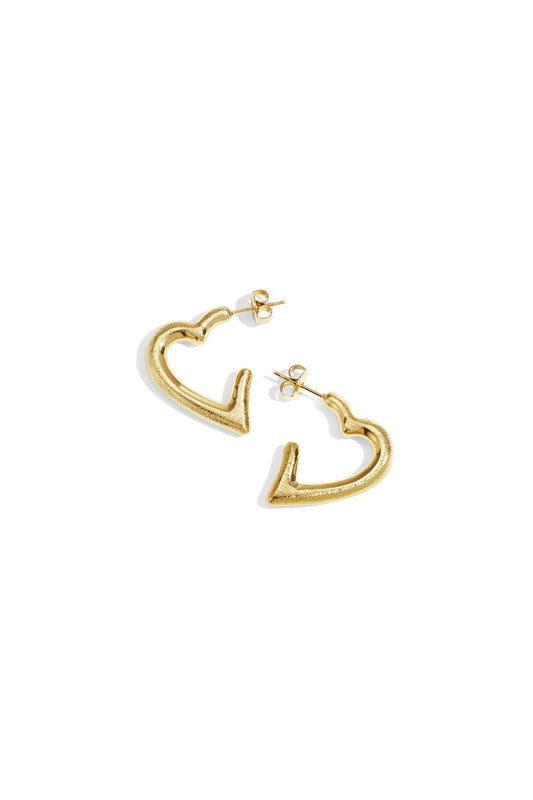 Hoop Earrings Heart Casual Daily Simple Series Women's jewelry