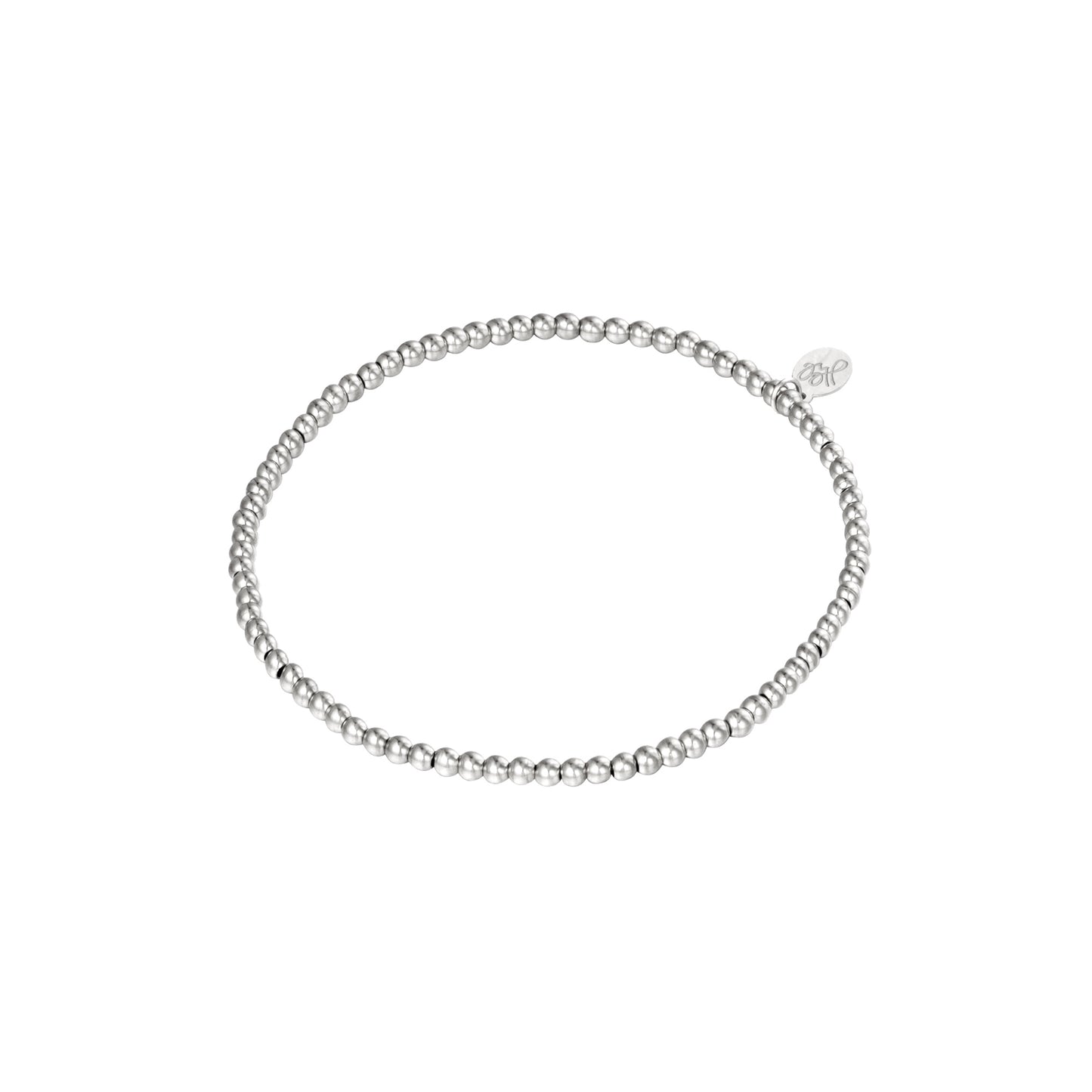 Armband Small Beads Zilver Stainless Steel-2.5MM