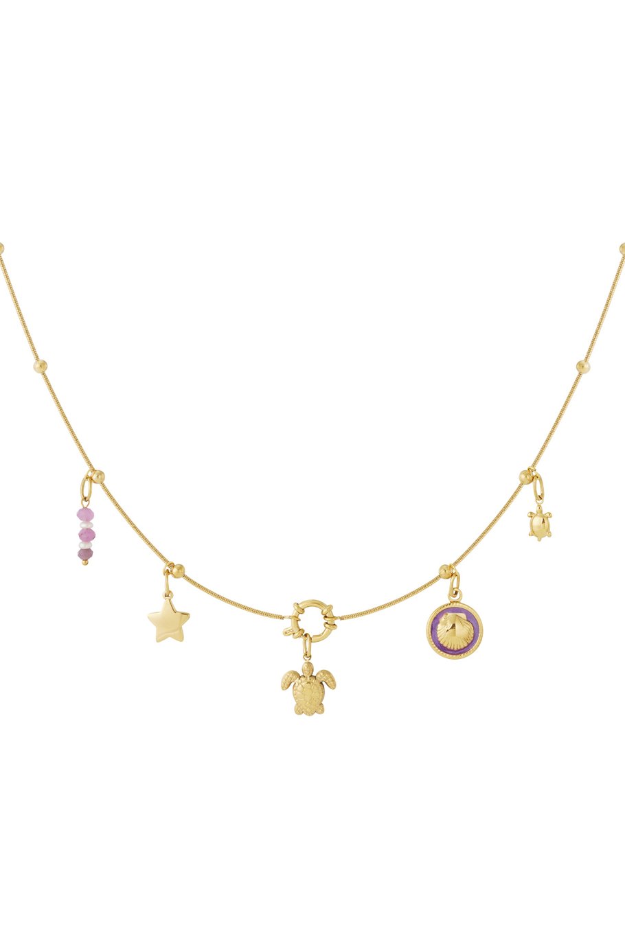 Turtle DIY ketting + bedels