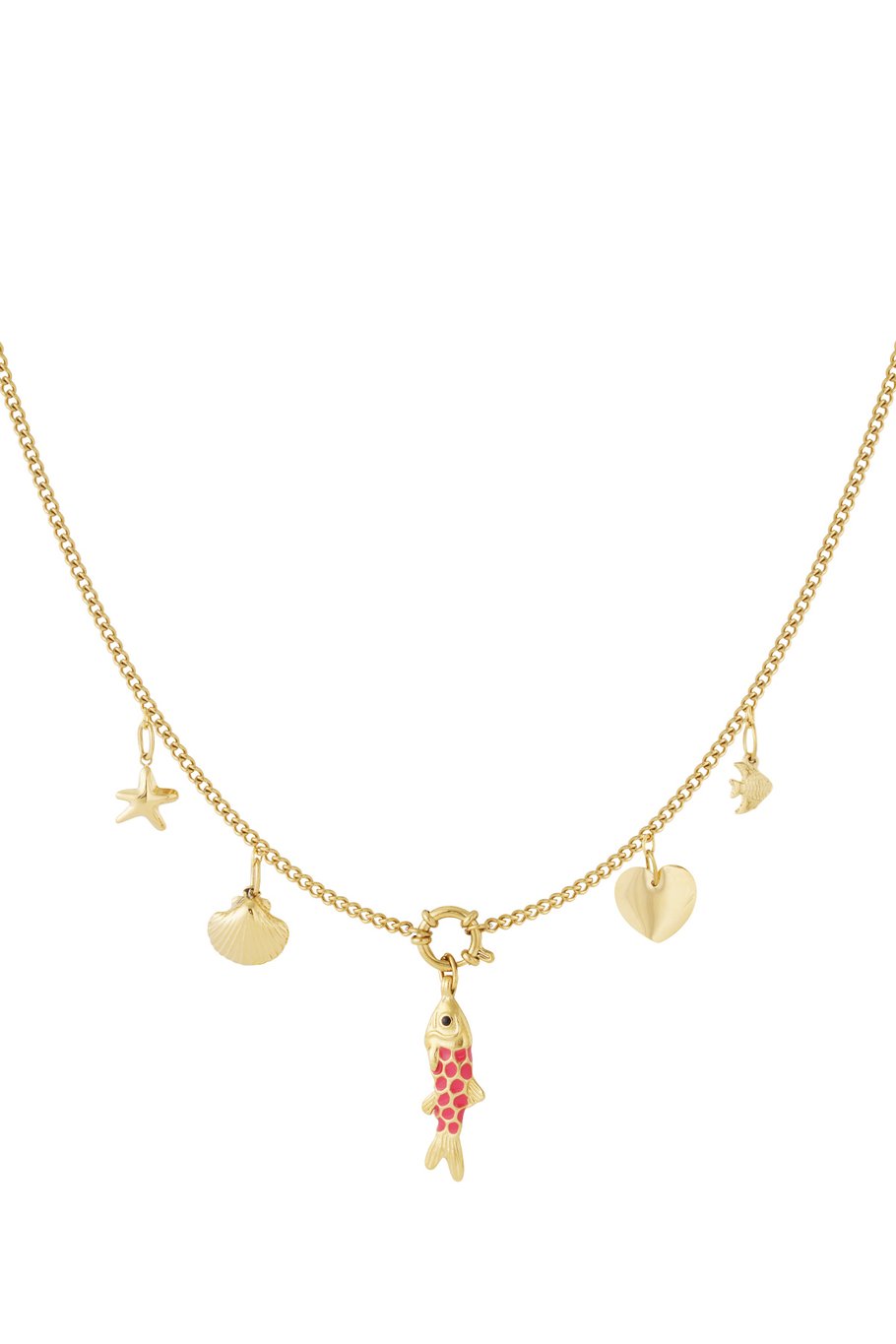 Fish gold DIY ketting + bedels