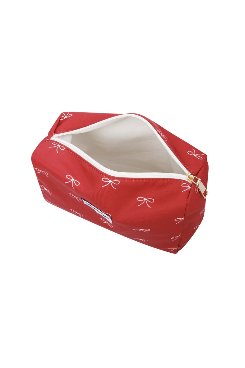 Toilettas strikjes - Rood