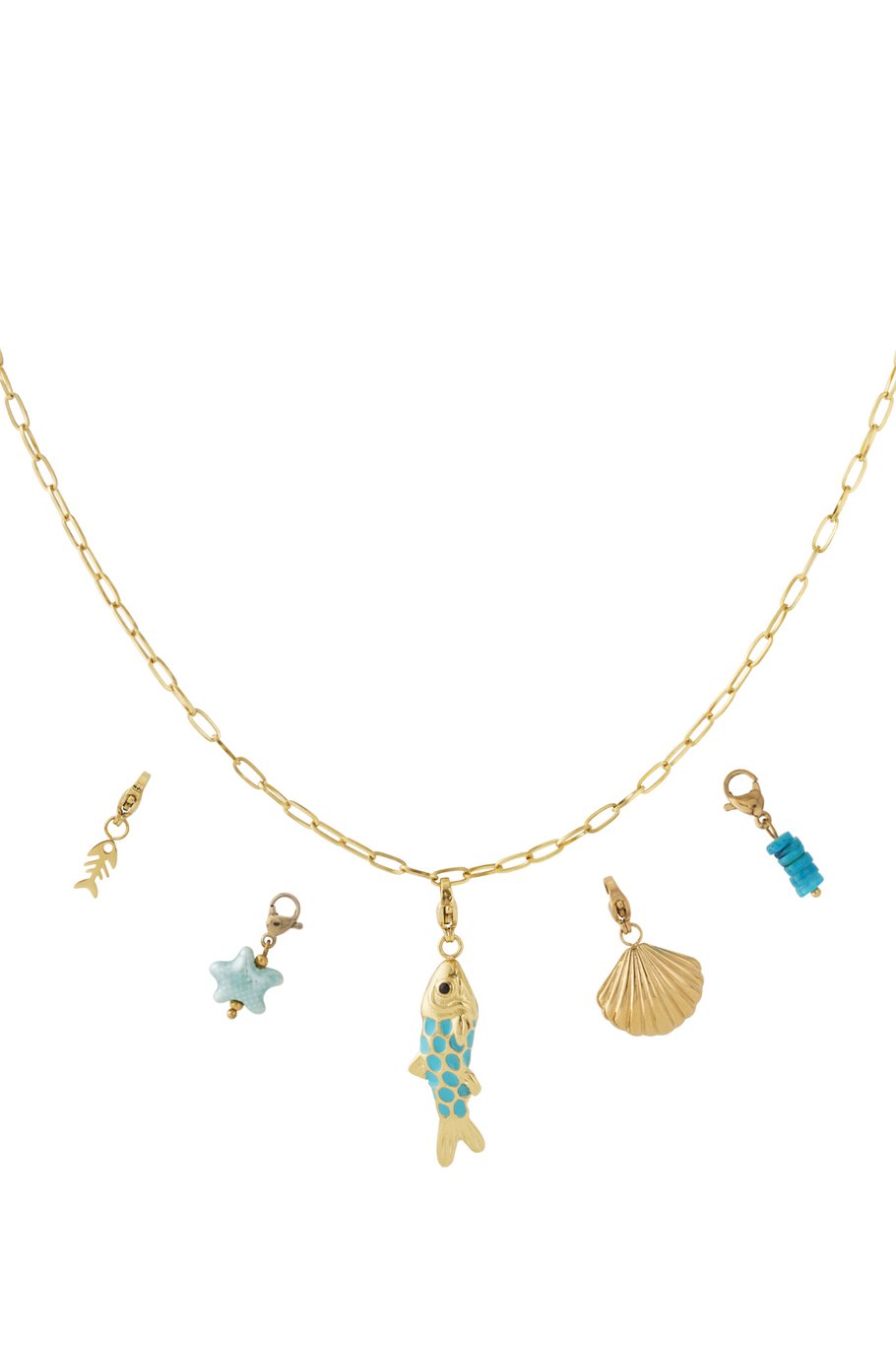 Fish DIY ketting + bedels