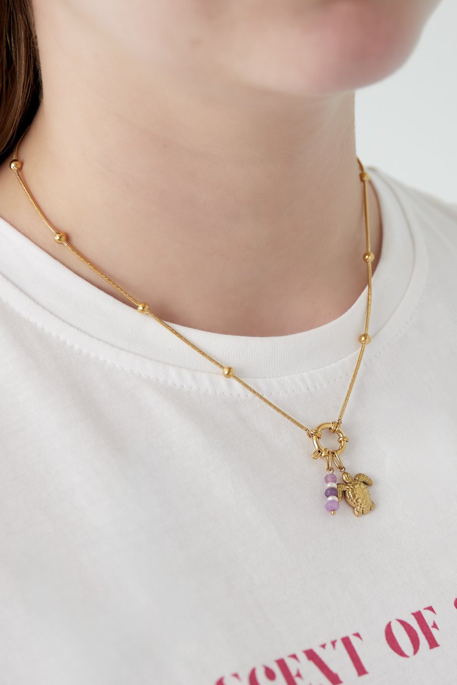 Turtle DIY ketting + bedels