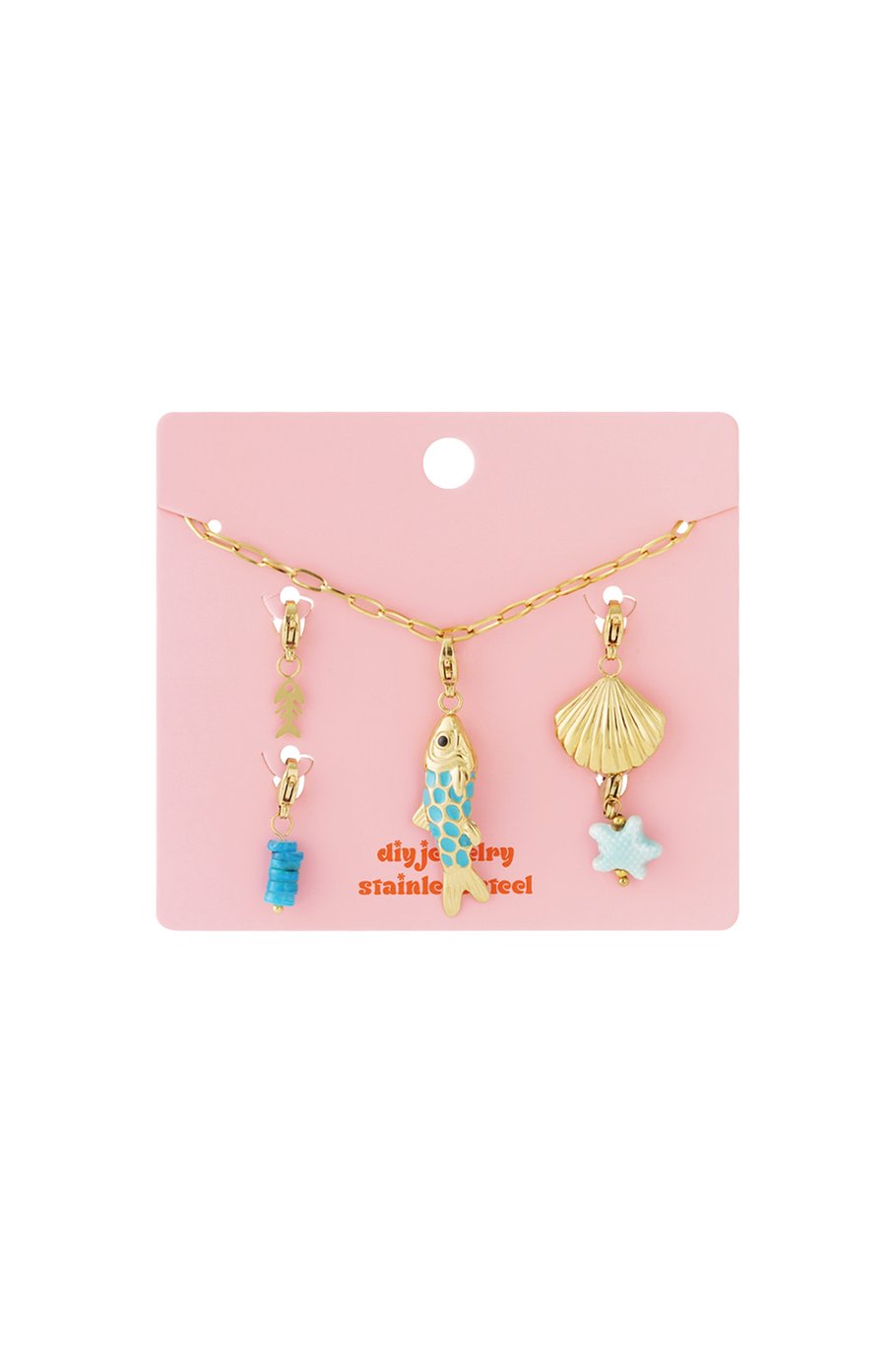 Fish DIY ketting + bedels