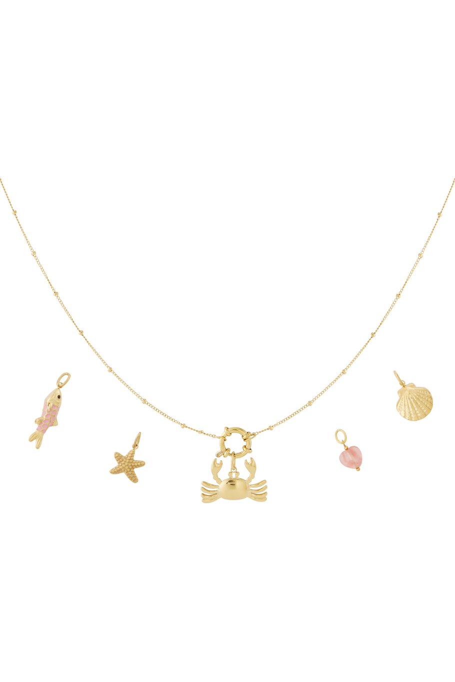 Crab DIY ketting + bedels