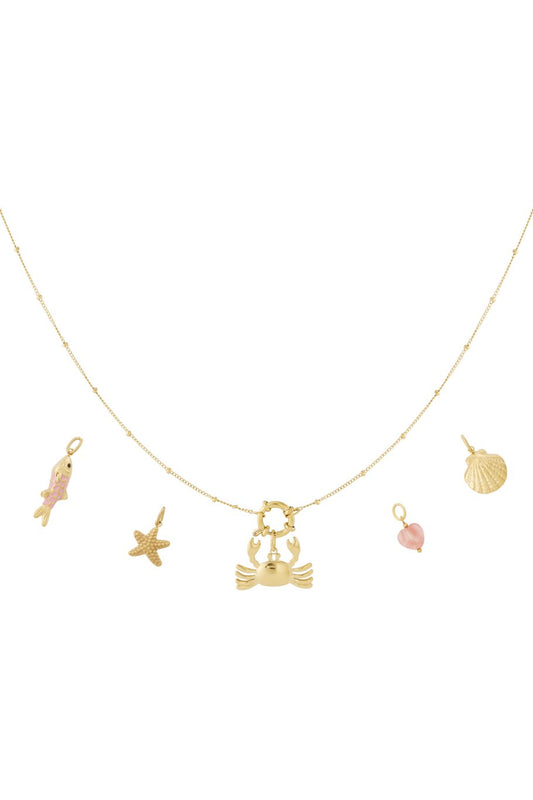 Crab DIY ketting + bedels