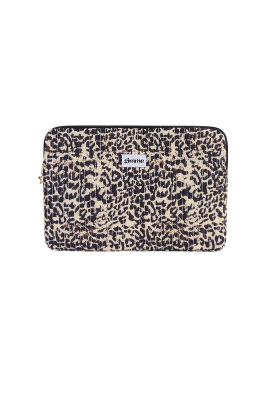 Luipaardprint laptophoes - 13 inch